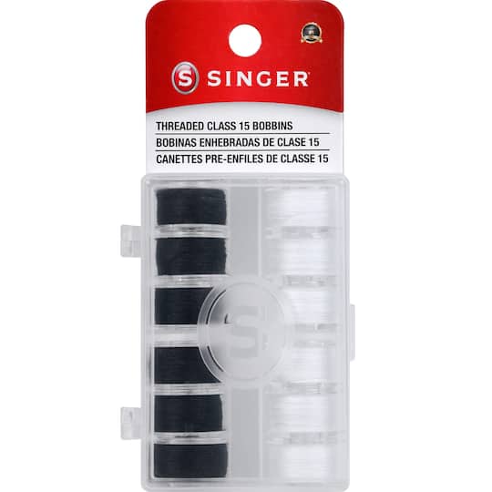 SINGER® Threaded Class 15 Bobbins